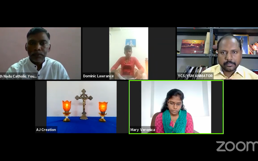 Tamilnadu Catholic Youth Movement starts the Season with a Virtual Prayer